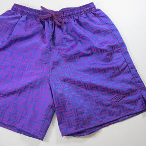UMBRO Purple Mens Small Soccer Athletic Shorts